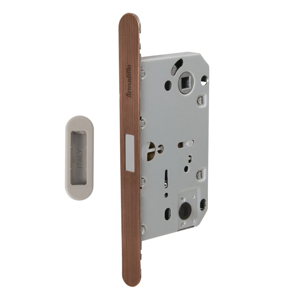 Фото Магнитная защелка WC с ответной планкой GRAVITY.PRO G01.196.50.96 AC медь