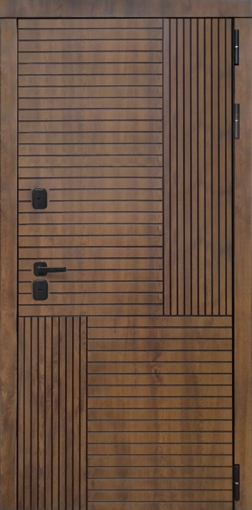 Входная дверь ДвериПРО Авеста Фараон-2 (16мм, светлый мореный дуб) DPRO196046 внешняя сторона