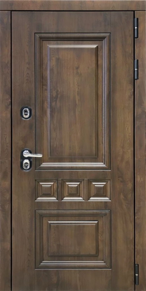 Входная дверь ДвериПРО Аура A-1 (16мм, белая эмаль) DPRO196921 внешняя сторона